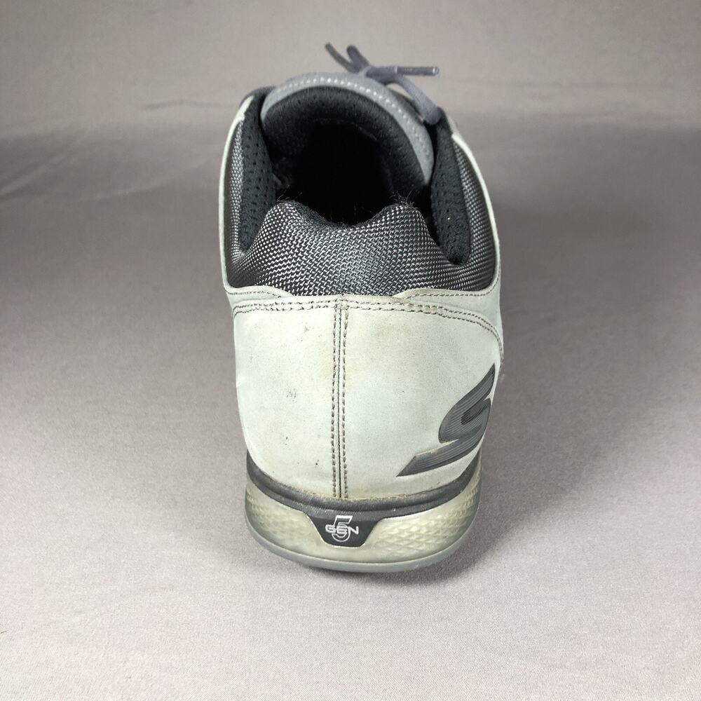 Skechers Go Golf Shoes Mens Sz 11 Gen 5 Suede Gray Lace Up - Picture 3 of 13